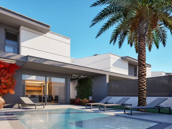 Luxe halfvrijstaande villa’s aan de kust