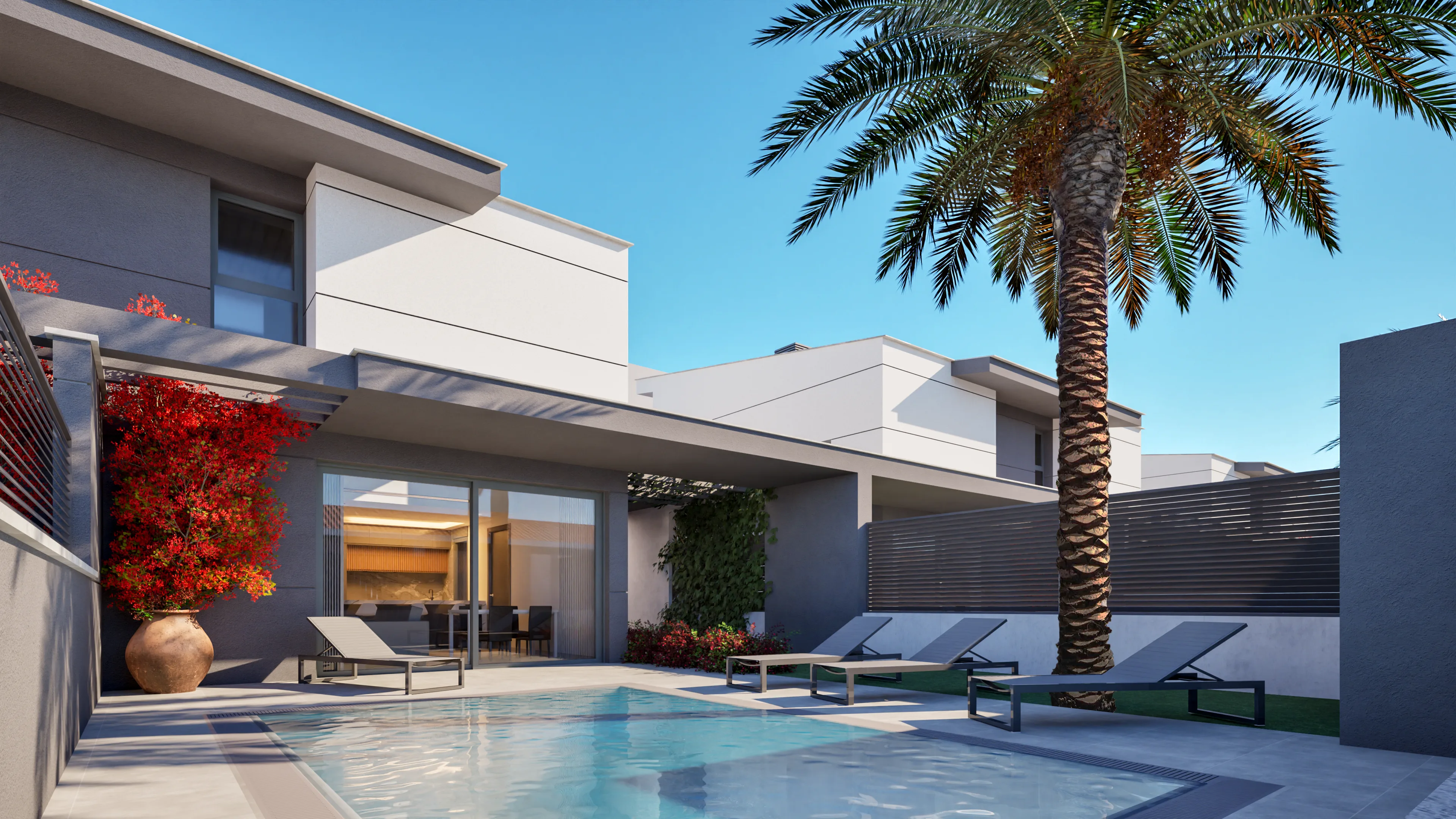 Luxe halfvrijstaande villa’s aan de kust