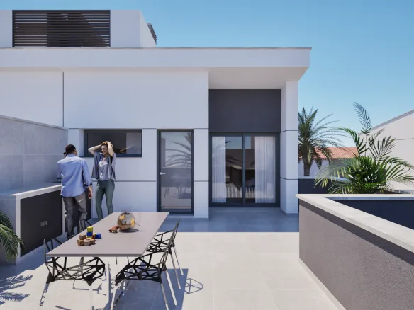 Luxe halfvrijstaande villa’s aan de kust