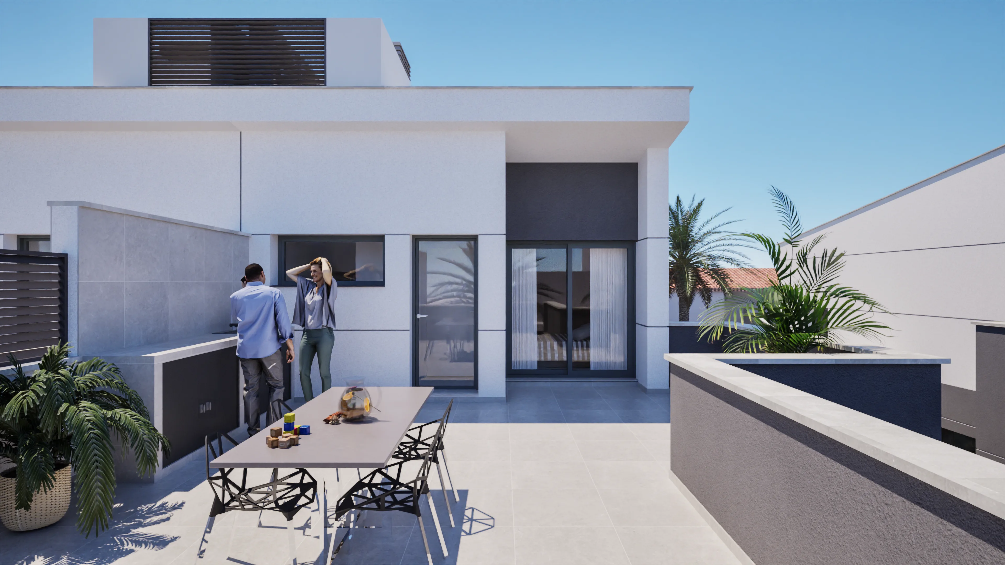 Luxe halfvrijstaande villa’s aan de kust