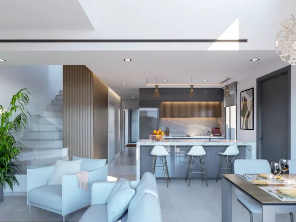 Luxe halfvrijstaande villa’s aan de kust