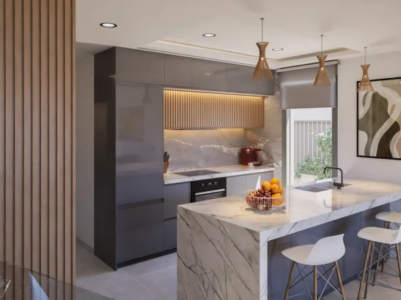 Luxe halfvrijstaande villa’s aan de kust