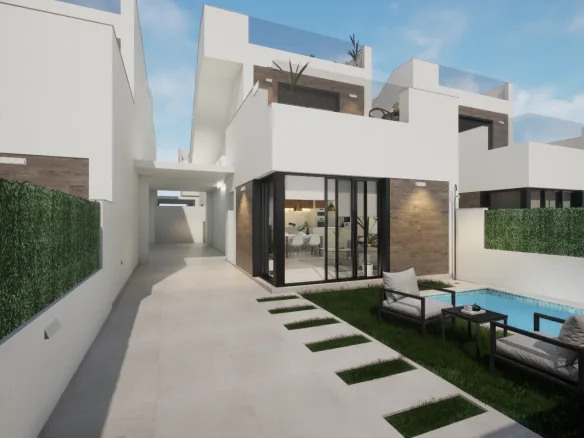 Villas exclusivas a poca distancia de la playa.