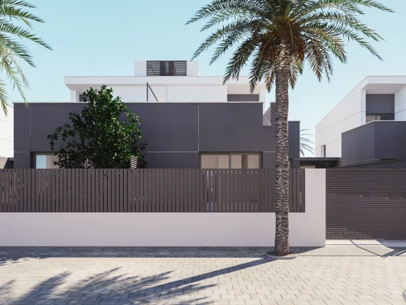 Luxe halfvrijstaande villa’s aan de kust