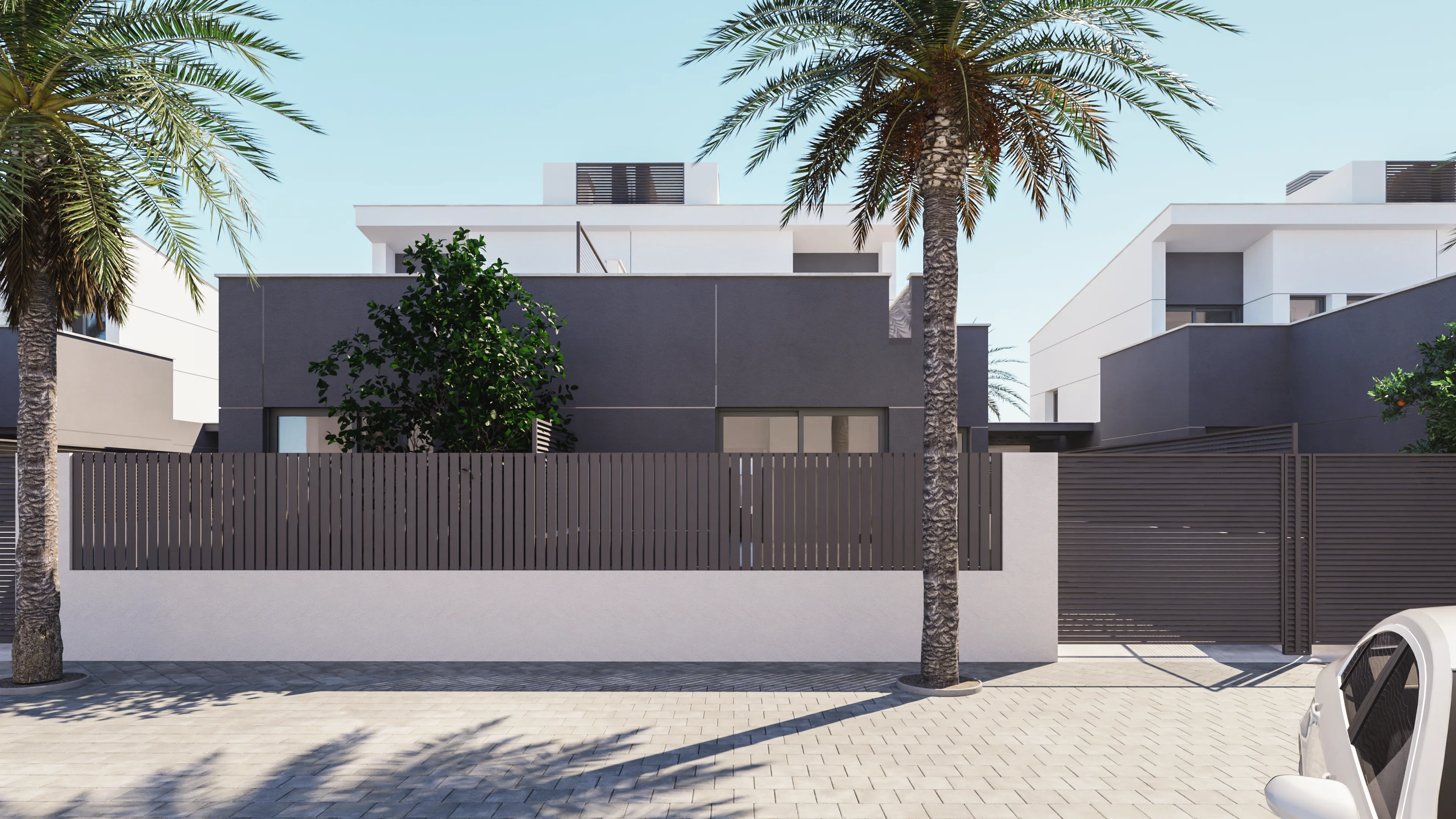Luxe halfvrijstaande villa’s aan de kust