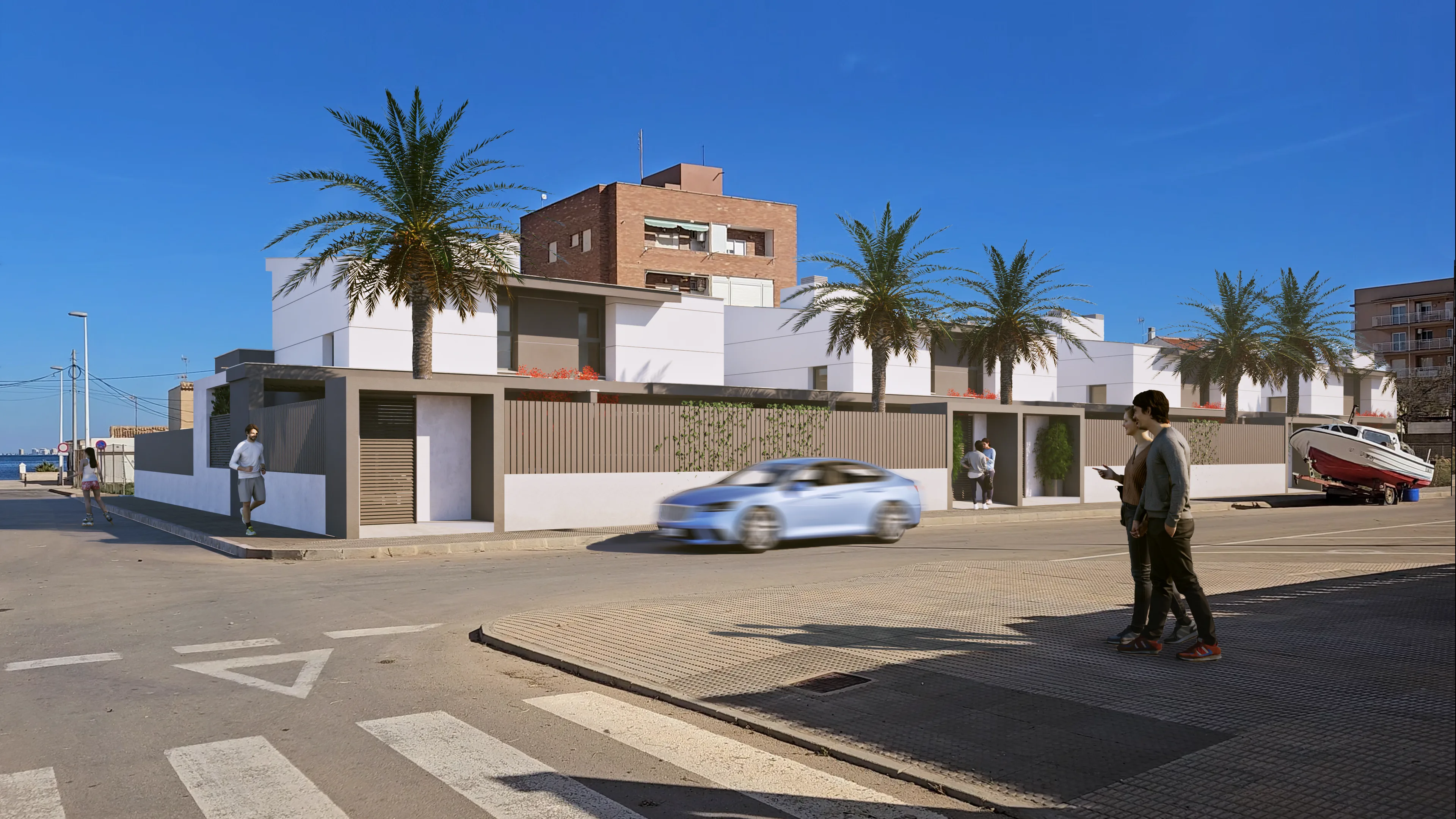 Luxe halfvrijstaande villa’s aan de kust