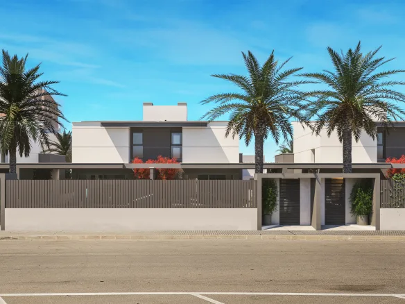 Luxe halfvrijstaande villa’s aan de kust