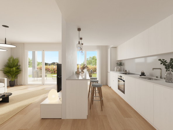 B3.2_Breeze-phase2-SEMI-DETACHED-PAREADA-Balcon Finestrat-Kitchen White-January 24