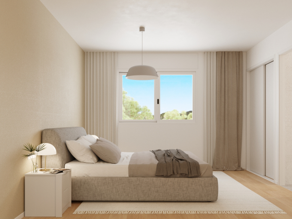 B6.1_Breeze-TOWNHOUSE Balcon Finestrat-Bedroom-January 24