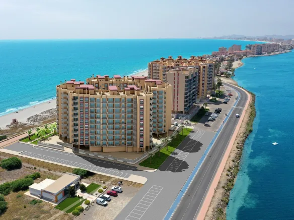 Uitzicht op de Mar Menor vanuit appartement La Manga