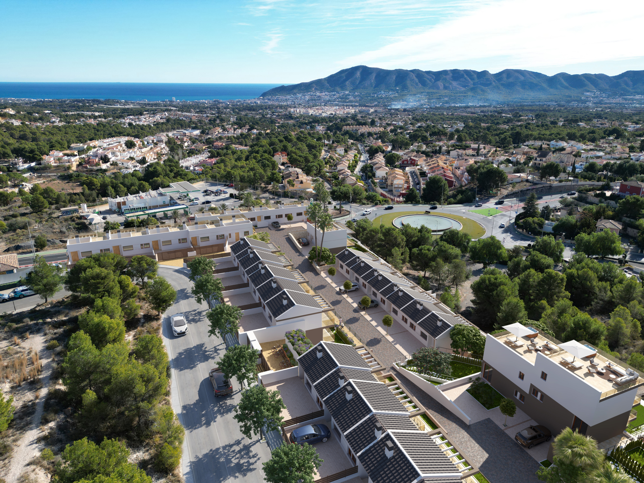 Luxe nieuwbouwvilla met uitzicht in La Nucía, Costa Blanca noord, Tomas fem casas
