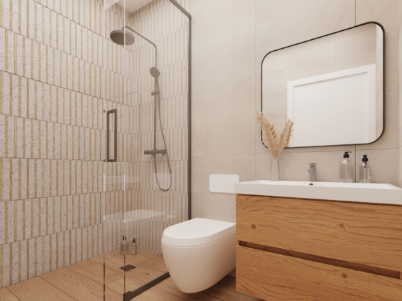 badkamer in moderne appartementen in alicante, tomas fem casas