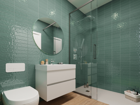 badkamer in moderne appartementen in alicante, tomas fem casas