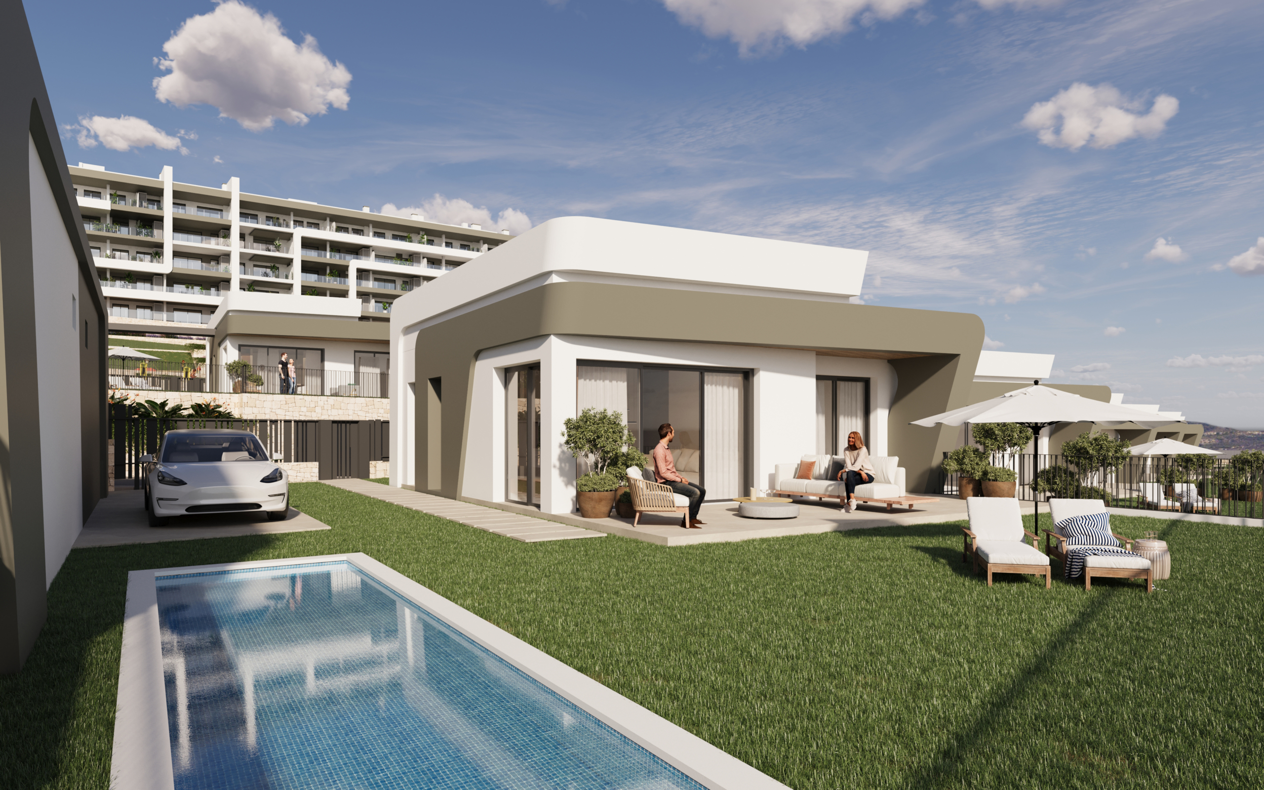 moderne villa's met zwembad alicante bij mutxamel, tomas fem casas