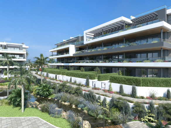 Moderne appartementen met grote balkons, nieuwbouw Torrevieja nabij La Mata