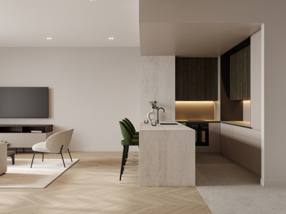 Keuken 1WOOD Residence 2 Modern wonen in Dubai