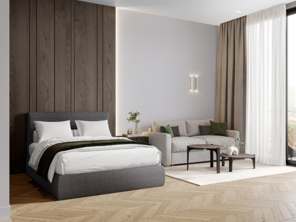 Studio 1WOOD Residence 2 Modern wonen in Dubai