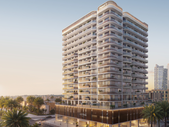 Vistara House 1 Al Furjan – aanzicht met entreezone en groen