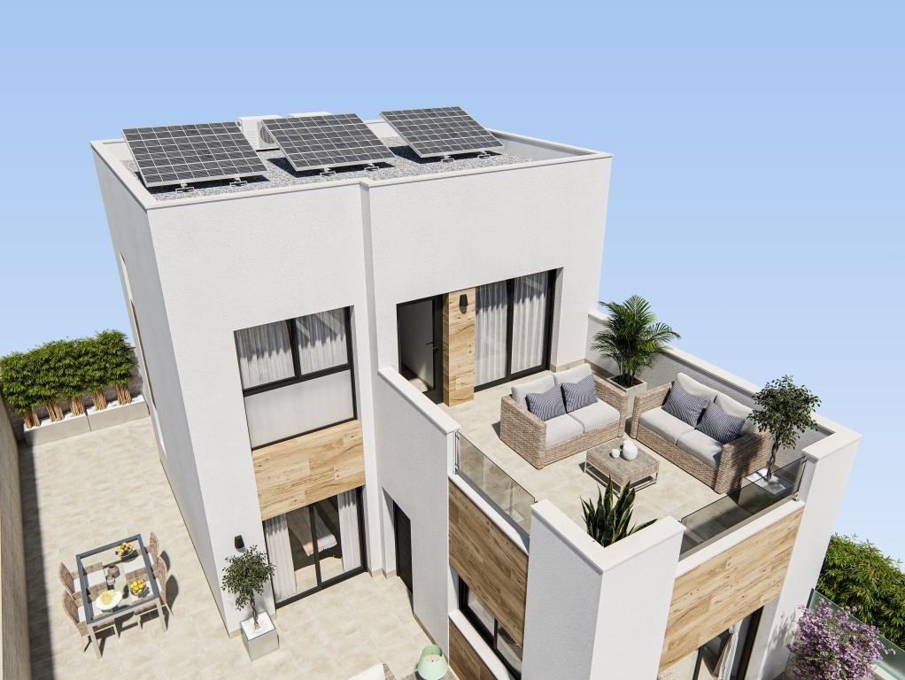 roofterrace of newbuild in la marina