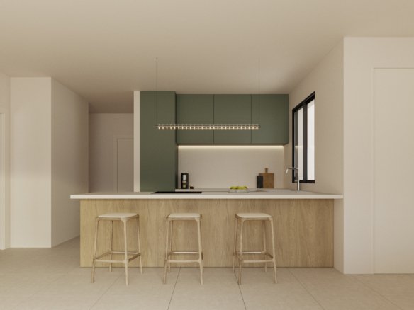 Volledig uitgeruste keuken in moderne villa’s in Polop