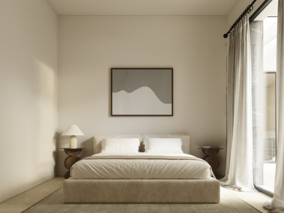 Tweede slaapkamer in moderne villa’s in Polop ideaal voor gasten