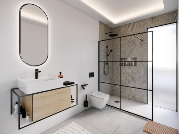 badkamer villa in Condado de Alhama