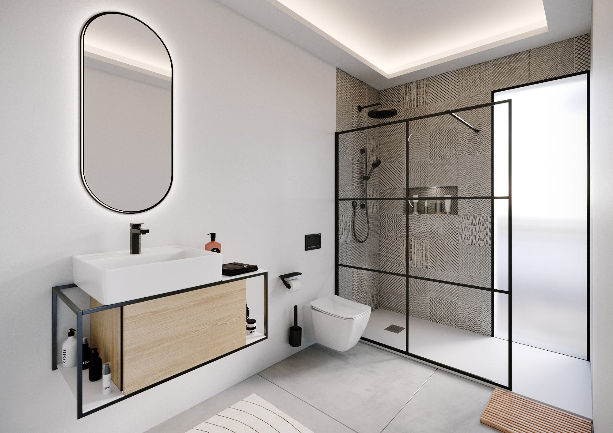 badkamer villa in Condado de Alhama