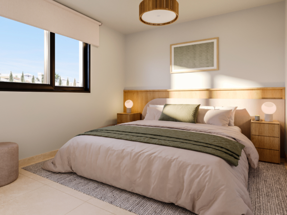 Comfortabele slaapkamer in nieuwbouw appartement in Torrevieja