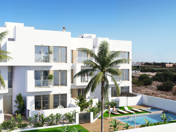 moderne appartementen en villa’s in Los Alcázares aan golf en zee