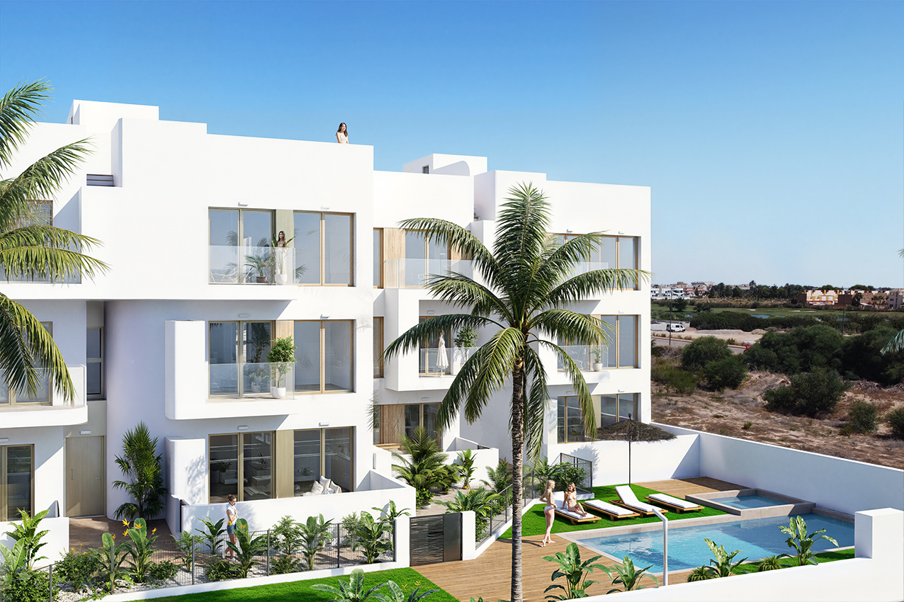 moderne appartementen en villa’s in Los Alcázares aan golf en zee
