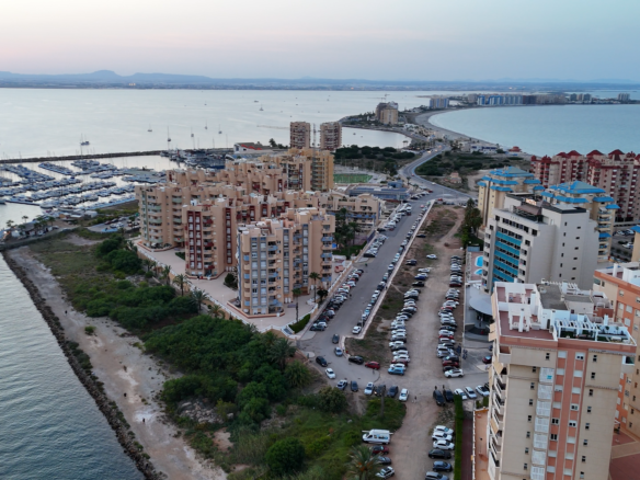 Bovenkant van la manga del mar menor