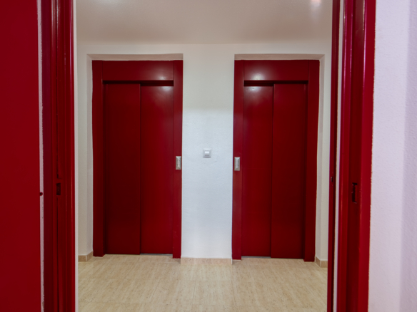 Liften van appartement