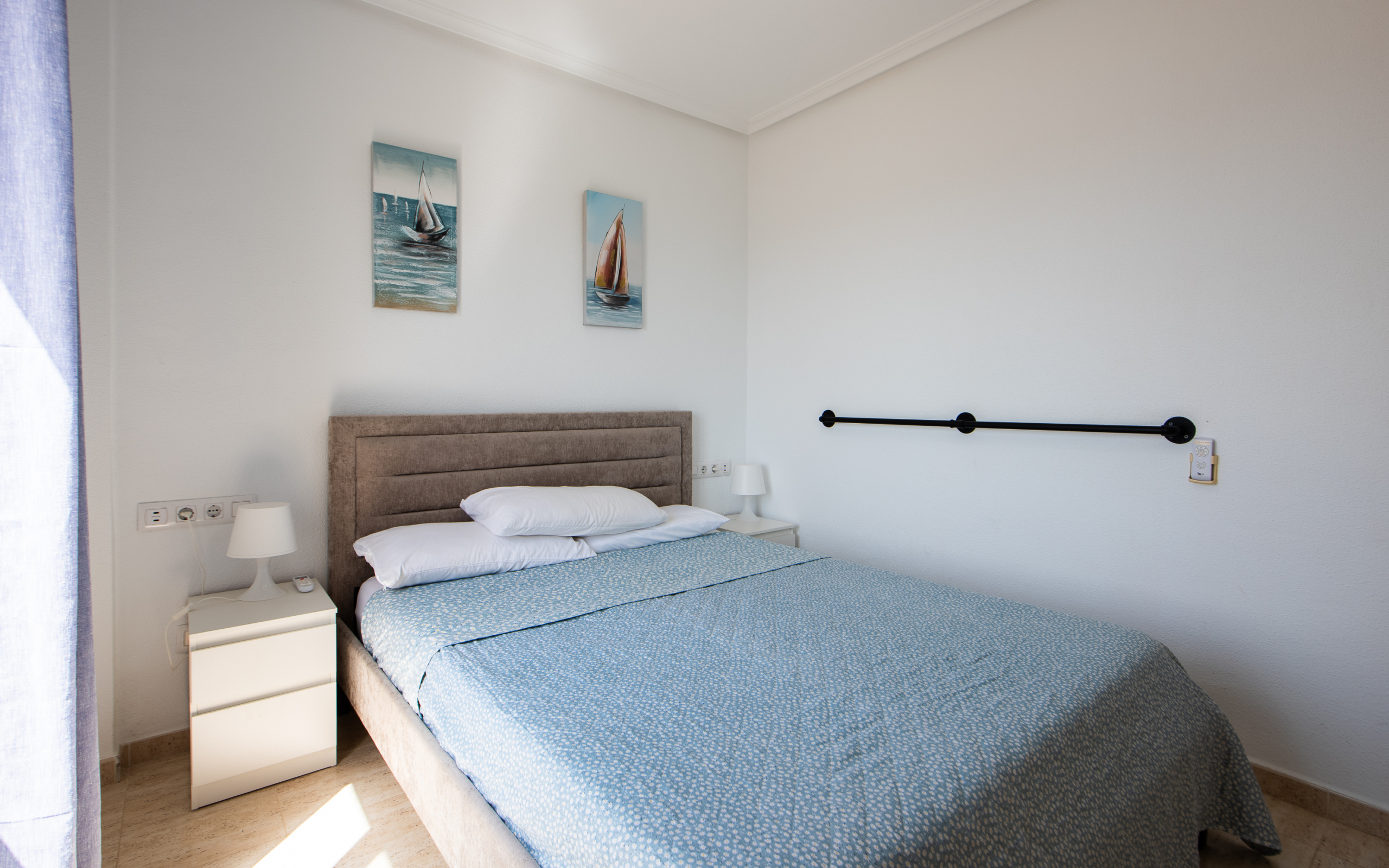 Hoofdslaapkamer van appartement in La Manga del Mar Menor