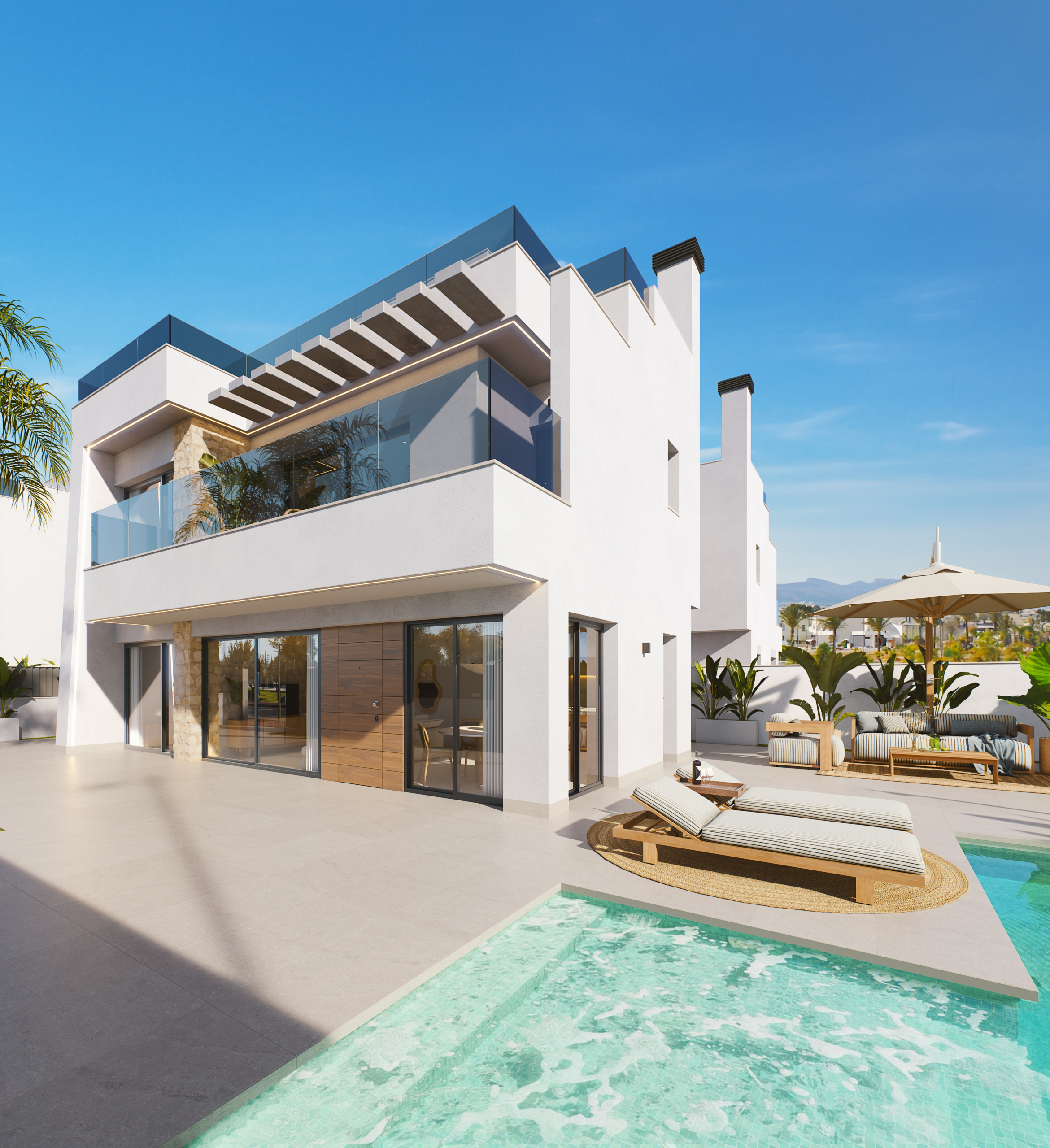 nieuwbouw villa Santa Rosalía met privézwembad