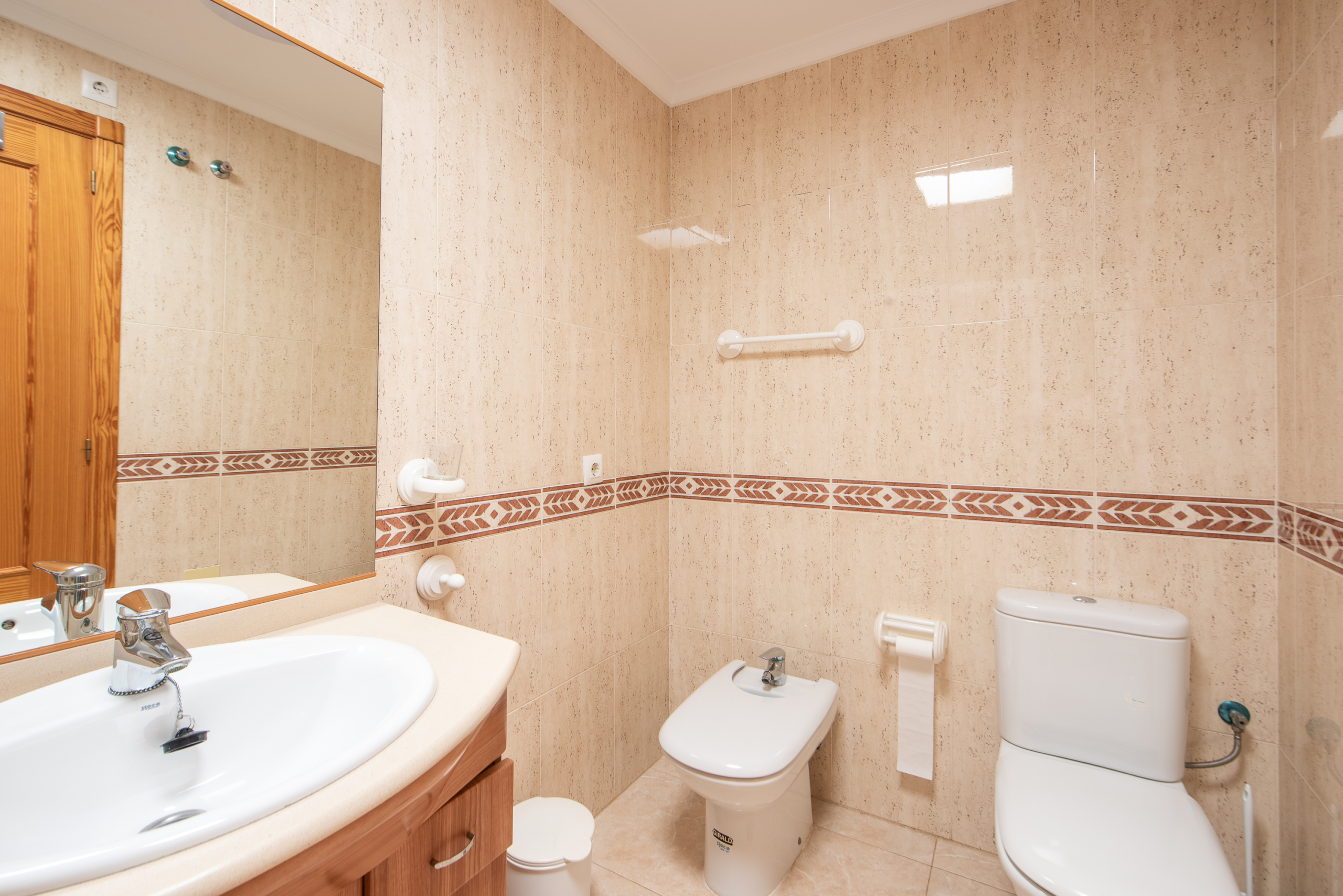 Badkamer van appartement in la manga
