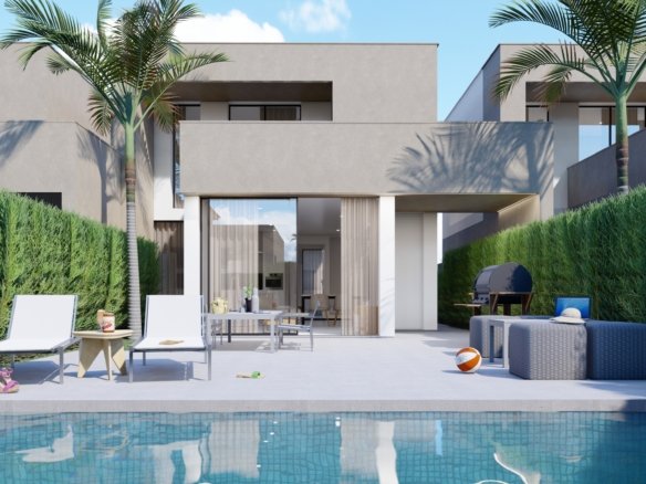swimming pool at villa aan de Mar Menor