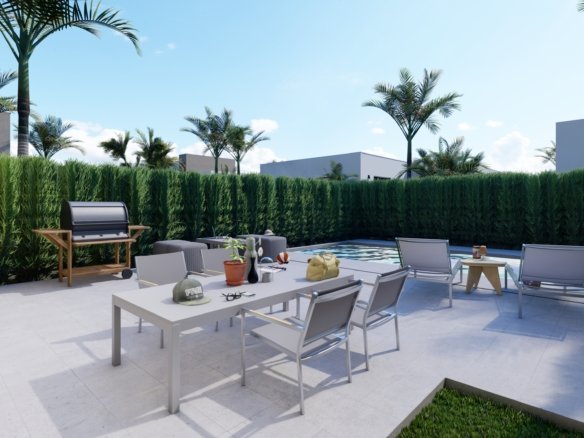 garden view with alot of privacy