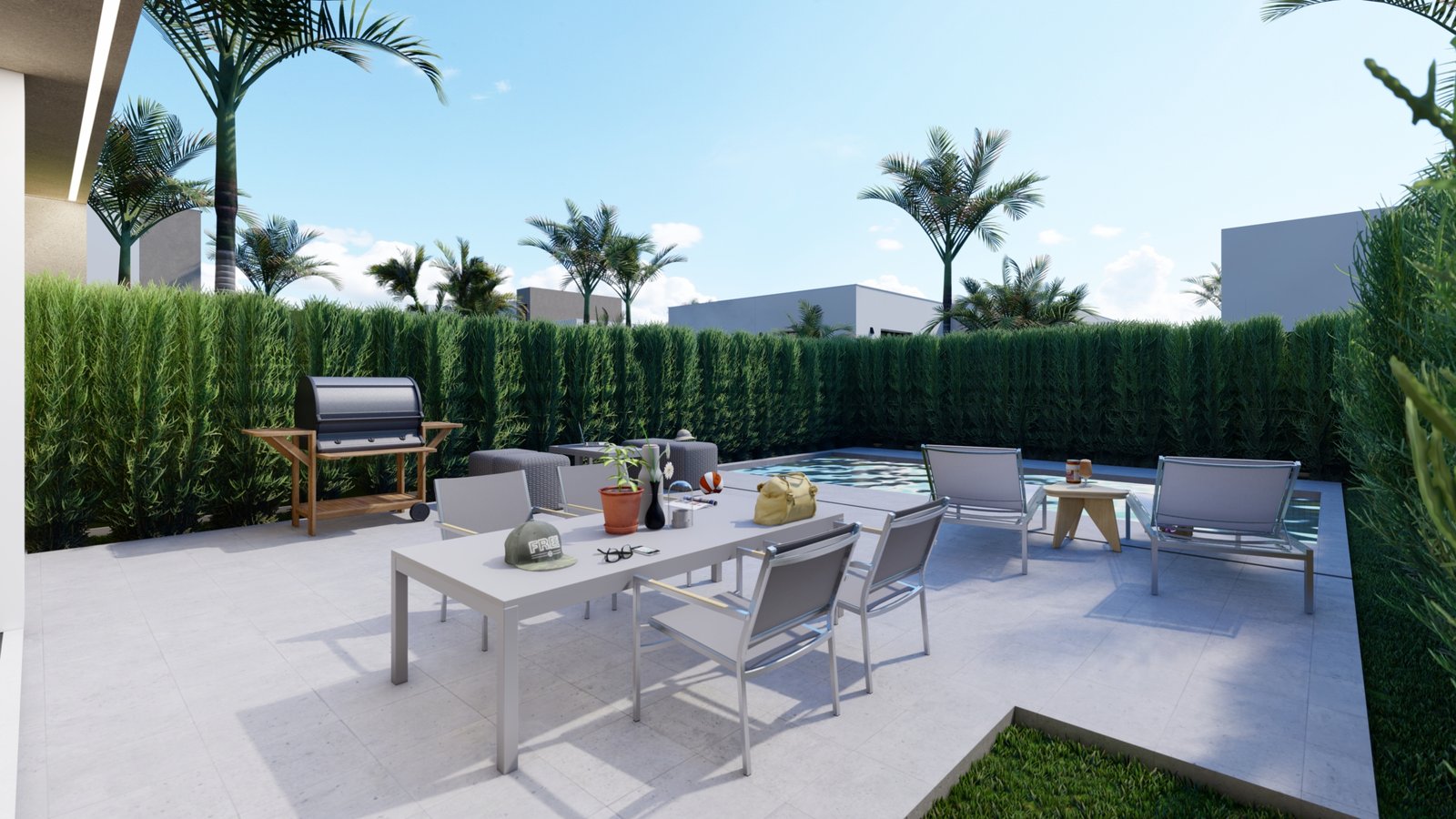 garden view with alot of privacy