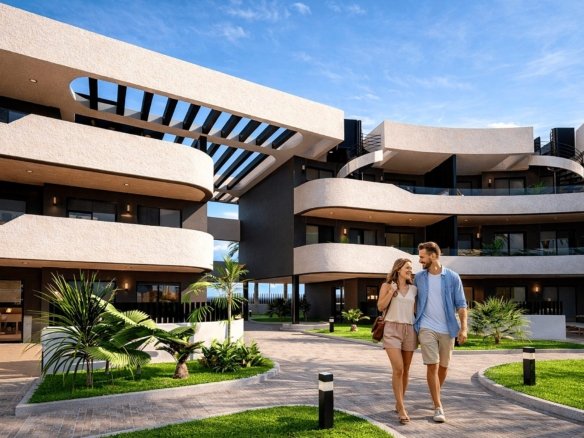 nieuwbouwappartement in Los Alcázares aan de golfbaan dichtbij zee
