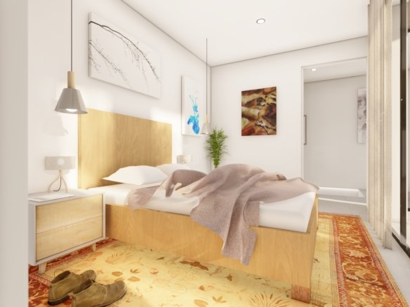 tweede slaapkamer van villa aan de Mar Menor