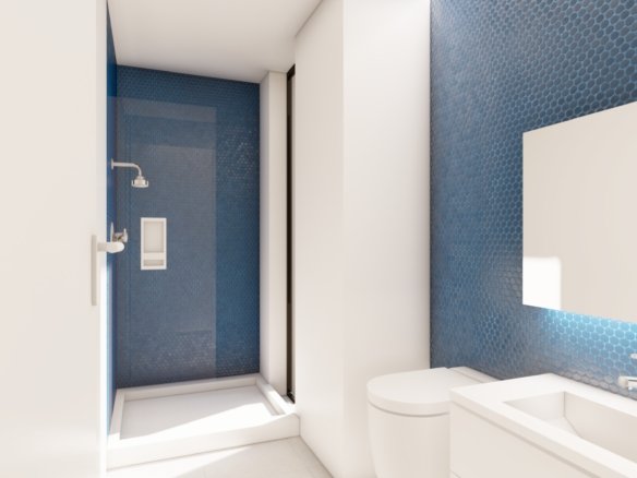 ensuite master bathroom in los urrutias