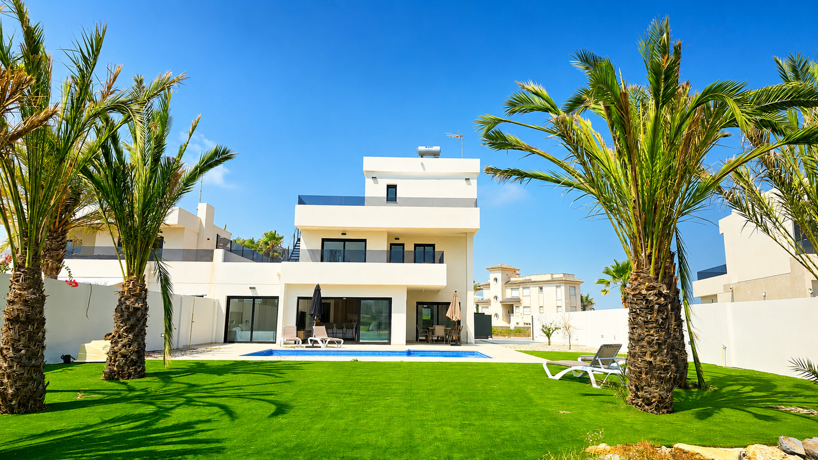 villa met aanlegplaats in La Manga